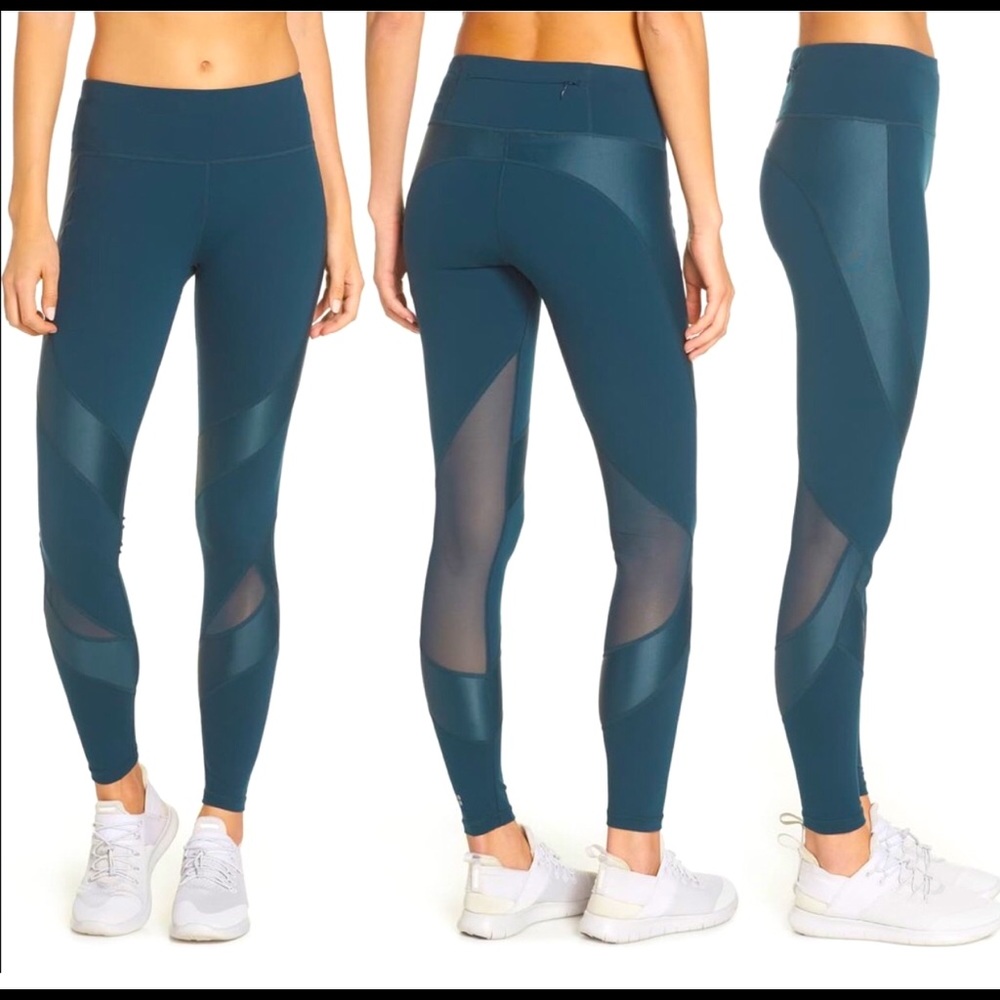 NWT Sweaty Betty Power Wetlook Mesh Leggings Med